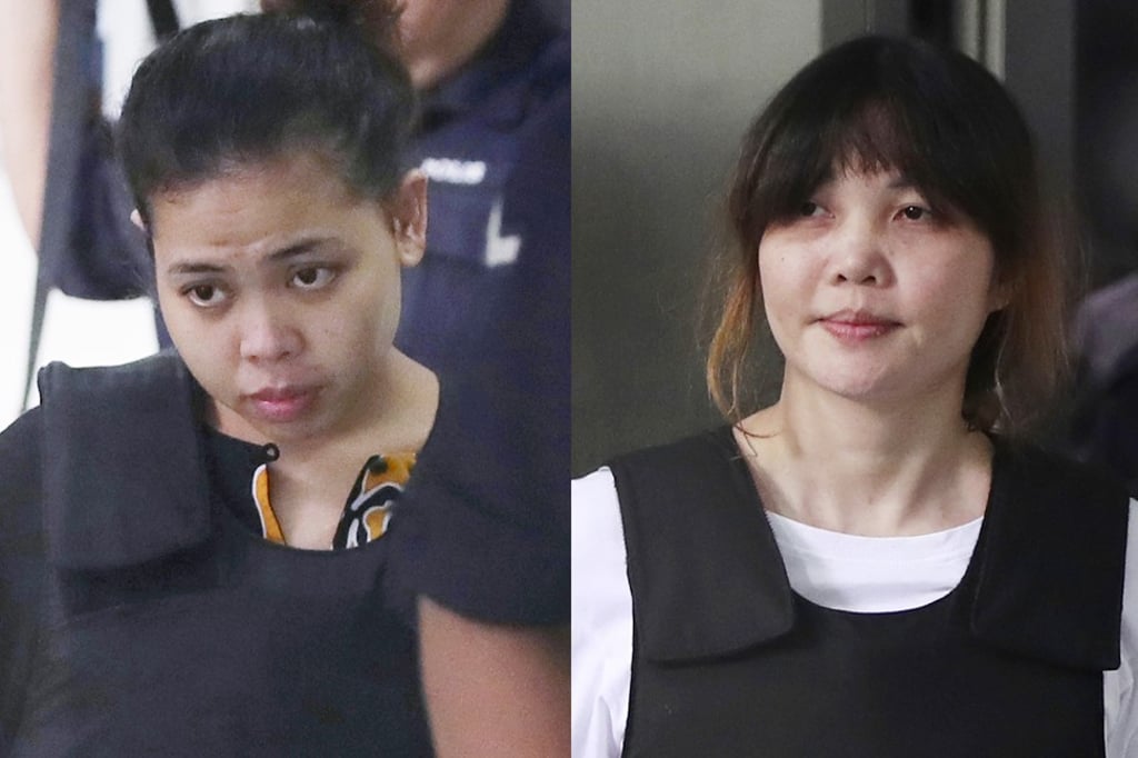 Siti Aisyah (left) and Doan Thi Huong, the women accused of killing Kim Jong-nam. Photo: AP