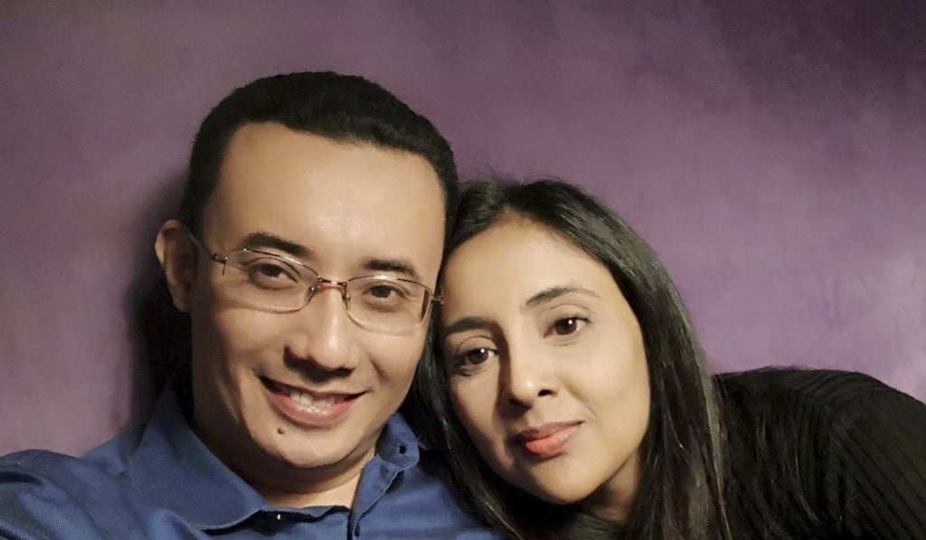 Nazrin Hassan and his wife Photo: Facebook