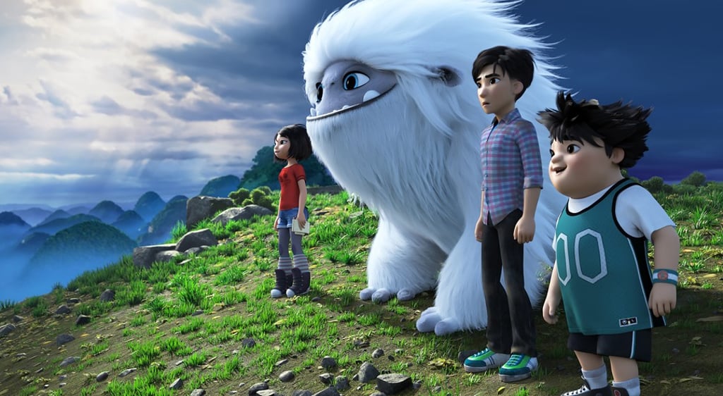 From left, Yi (voice of Chloe Bennet), Everest (Joseph Izzo), Jin (Tenzing Norgay Trainor) and Peng (Albert Tsai) in the film Abominable. Photo: Universal Studios