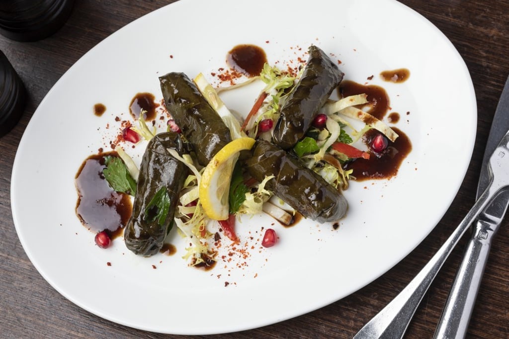 Dolmades olives at Olive. Dolmades olives at Olive.