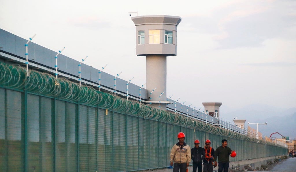A detention facility in the Chinese province of Xinjiang. Photo: Reuters