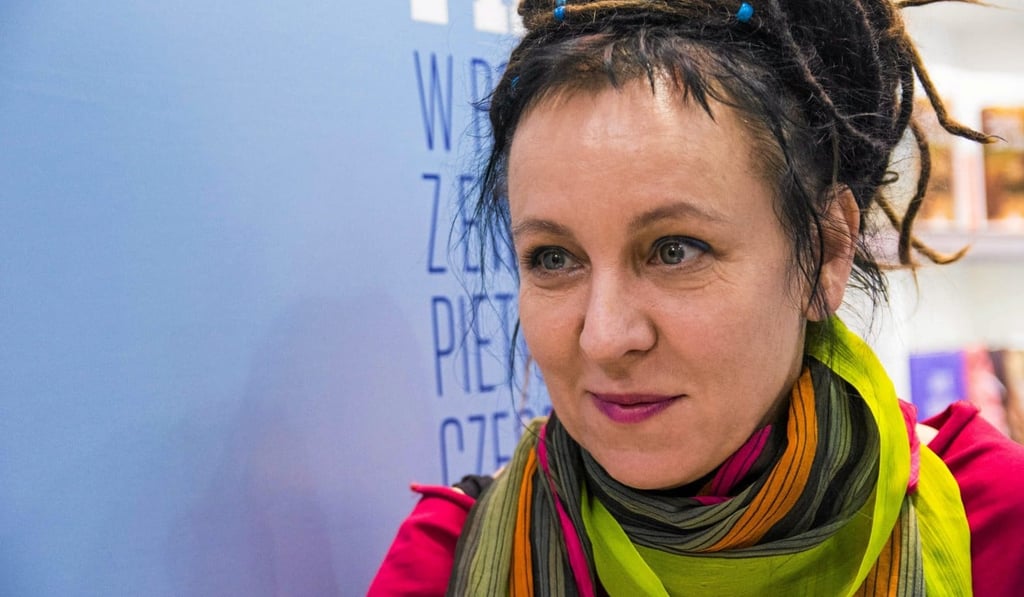 Writer Olga Tokarczuk at a book fair in Krakow in 2017. Photo: Agencja Gazeta via Reuters