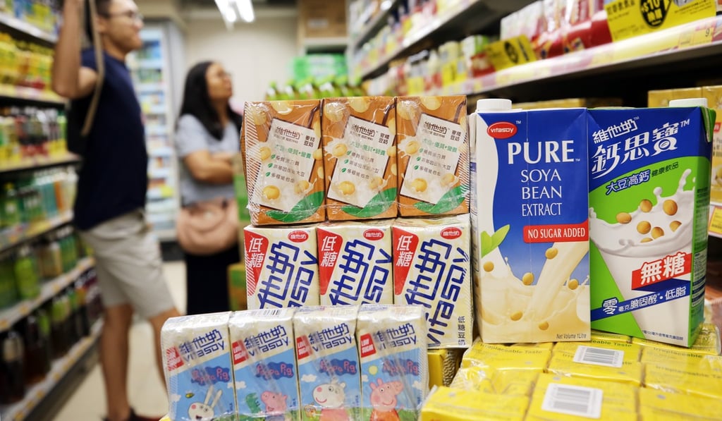 Vitasoy products are ubiquitous in Hong Kong, and are mostly sold in Tetra Pak cartons. Photo: Winson Wong