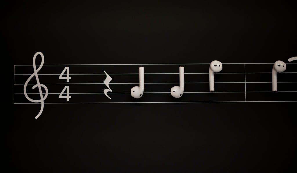 AirPods on display at the newly renovated Apple Store at Fifth Avenue in New York City. Photo: Johannes Eisele/AFP