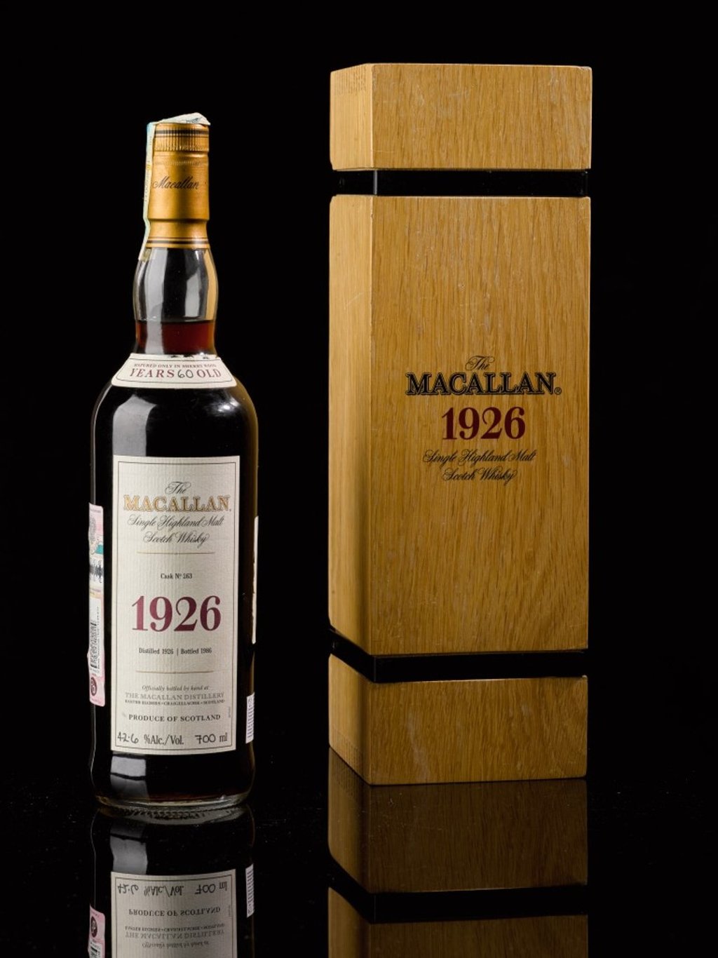 The Macallan Fine and Rare series, 60 years old, 1926