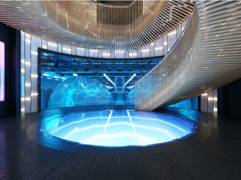 Hydrogen-powered superyacht Aqua, created by Sinot Yacht Architecture & Design