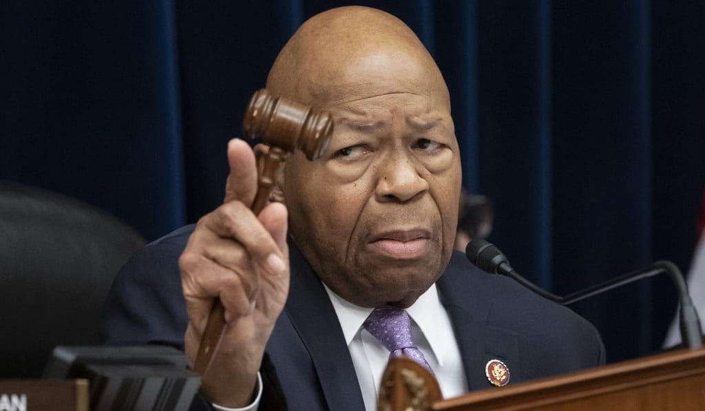 House Oversight and Reform Committee Chair Elijah Cummings leads a meeting to call for subpoenas in April. Photo: AP