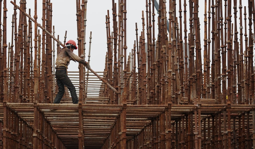 Construction activity is said to account for 40 per cent of China’s urban waste. Photo: AFP
