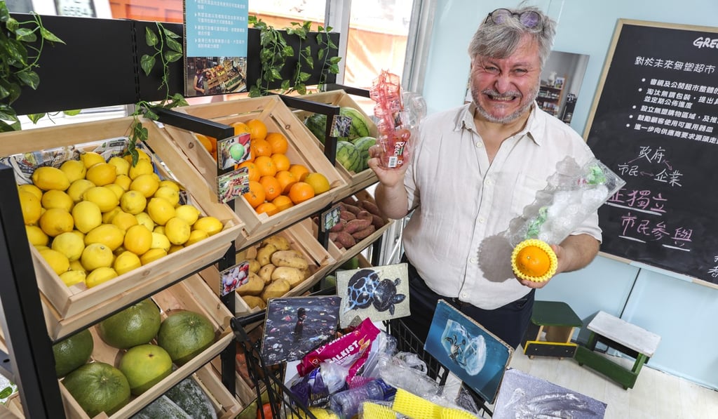 Didier Onraita, co-founder of Day by Day, a no plastic supermarket in France. Photo: May Tse
