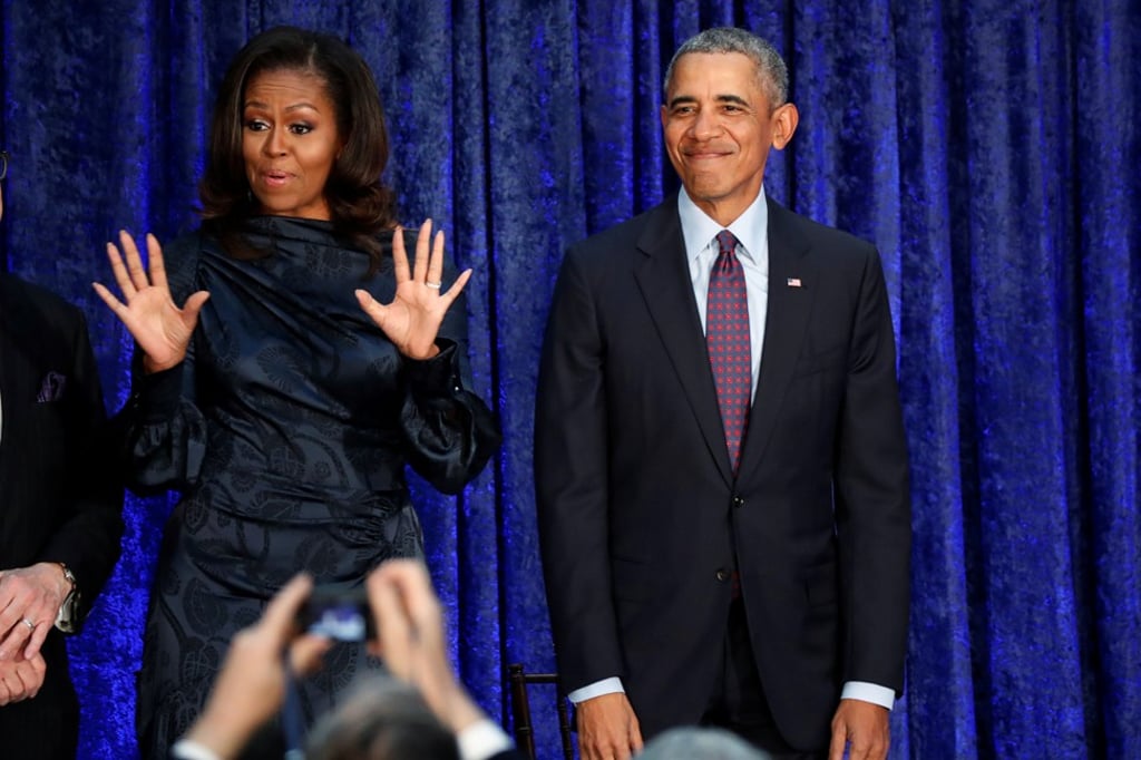 Michelle and Barack Obama will be speaking at public events in Singapore in December. Photo: Reuters