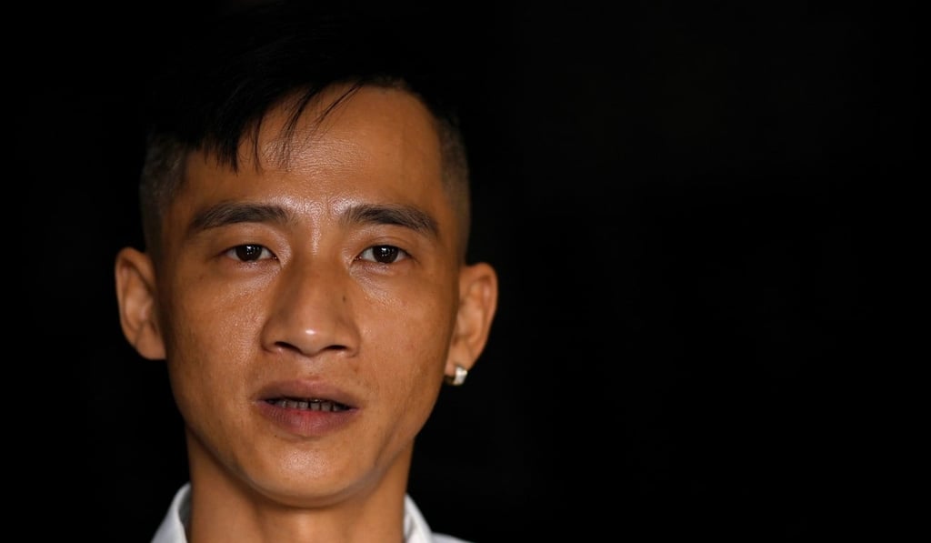Cuong Nguyen, a Vietnamese cannabis convict deported from Britain. Photo: AFP