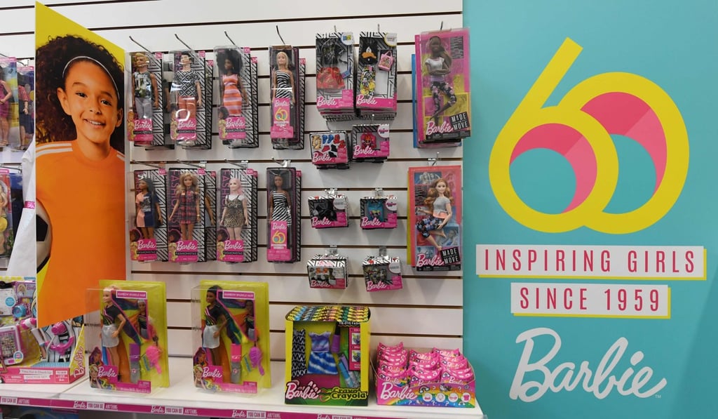 Barbie dolls at a workshop in the Mattel design centre. Photo: Mark Ralston/AFP