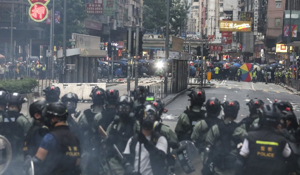 The protests have steadily escalated in regular acts of violence and destruction over more than four months. Photo: Felix Wong