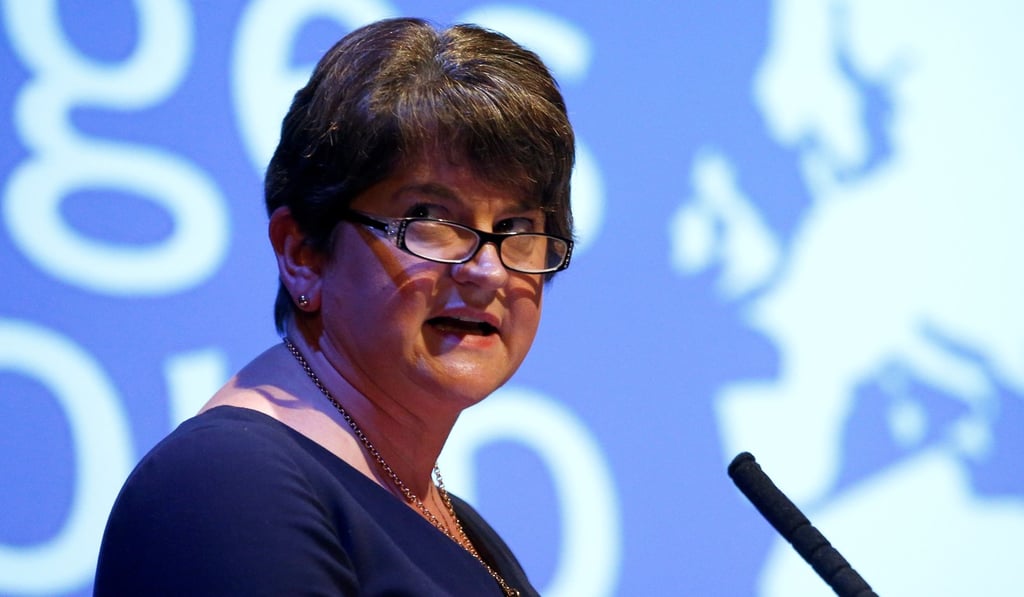 Arlene Foster, leader of Northern Ireland’s Democratic Unionist party (DUP). Photo: Reuters Arlene Foster, leader of Northern Ireland’s Democratic Unionist party (DUP). Photo: Reuters