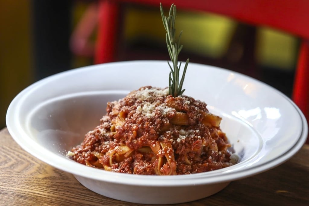 Tagliatelle alla bolognese at Capo Centrale. Photo: Jonathan Wong
