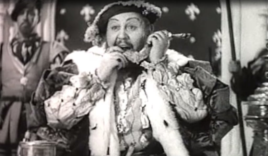 Tudor king of England Henry VIII was known to gnaw on a bone or two. Tudor king of England Henry VIII was known to gnaw on a bone or two.