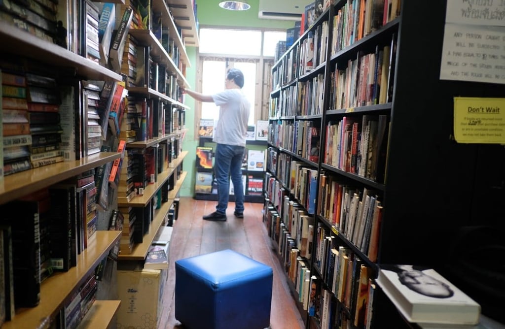 Plenty of titles to choose from inside Dasa Book Café in Bangkok. Photo: Tibor Krausz