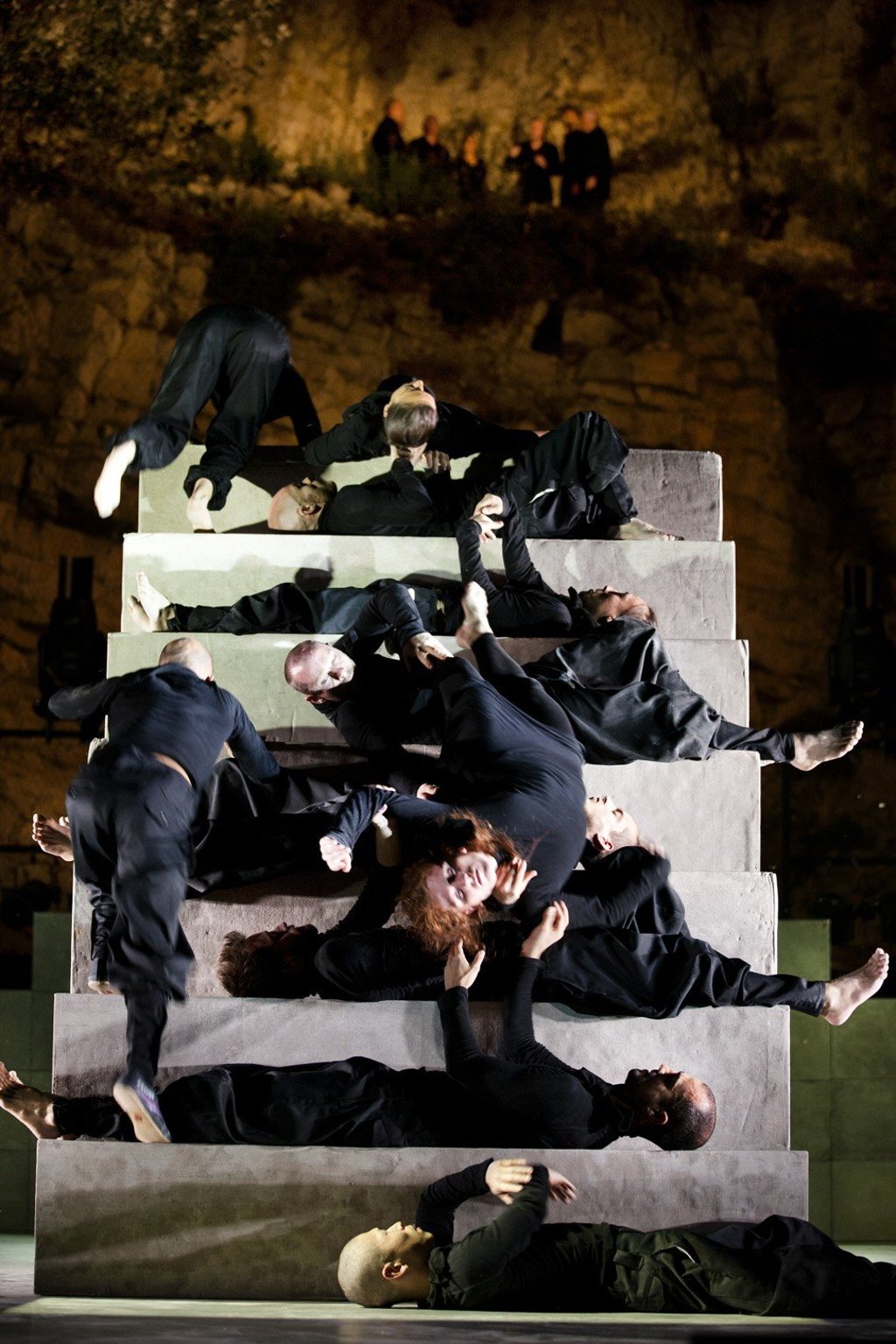 Choreographer Sidi Larbi Cherkaoui says he enjoys using contemporary dance in his productions, including Puz/zle (above), to connect to difficult and complicated subjects through the body. Photo: Koen Broos