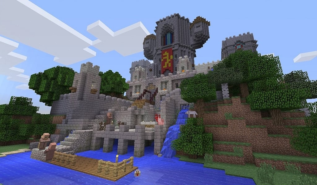 A scene from video game Minecraft. Photo: Mojang