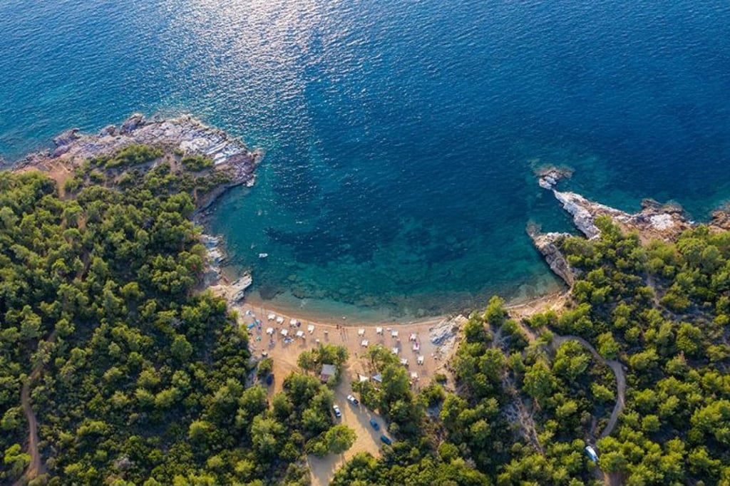 Thassos beach in Greece is one of the most beautiful beaches in the world.