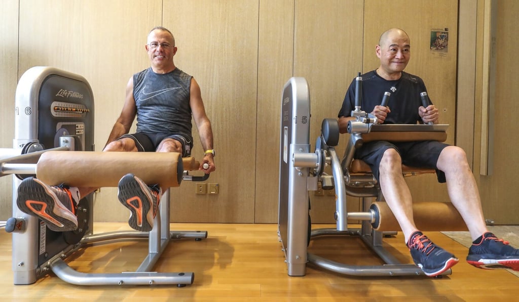 Charles Levy, 55, and Richard Au, 61, are enjoying getting older. Photo: May Tse