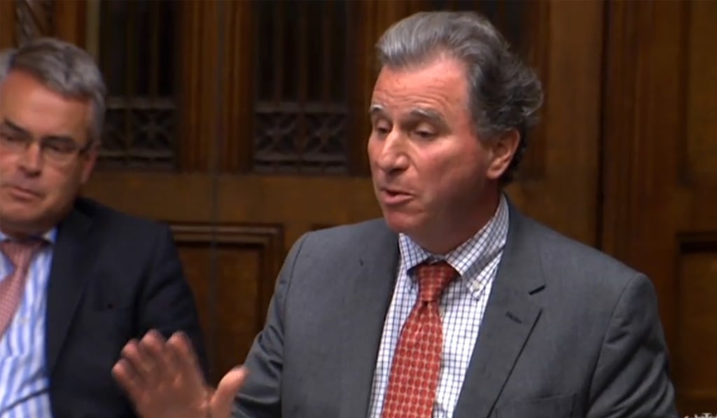 Former Conservative MP Oliver Letwin speaks in the House of Commons in London on Thursday. Photo: PRU via AFP Former Conservative MP Oliver Letwin speaks in the House of Commons in London on Thursday. Photo: PRU via AFP