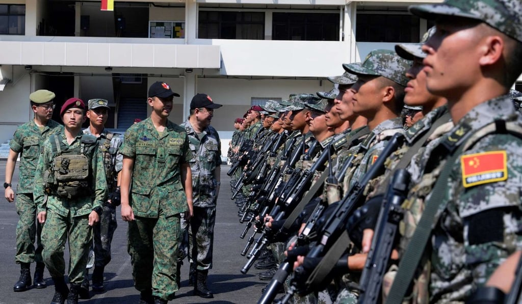 Exercise Cooperation is the two countries’ flagship army exercise which started in 2009. Photo: Mindef