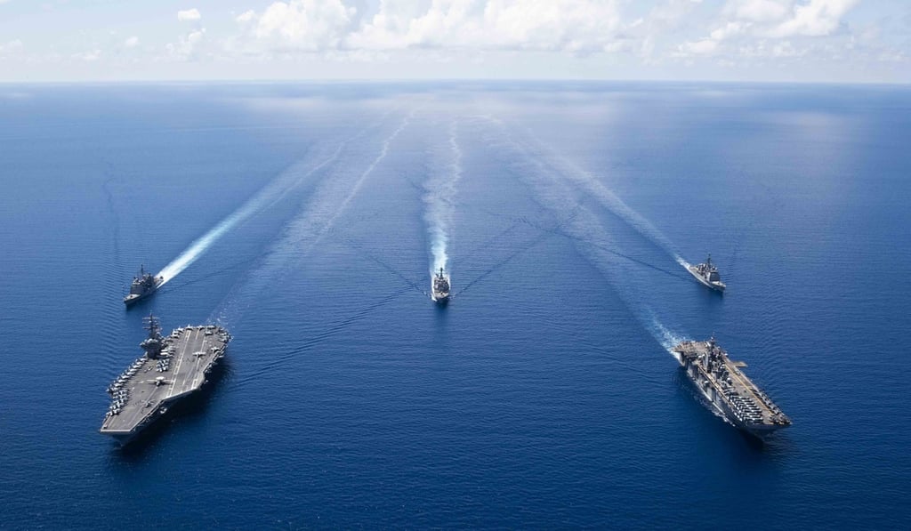 On any given day, at least three US naval vessels can be found in the South China Sea, according to a Chinese researcher. Photo: AFP On any given day, at least three US naval vessels can be found in the South China Sea, according to a Chinese researcher. Photo: AFP
