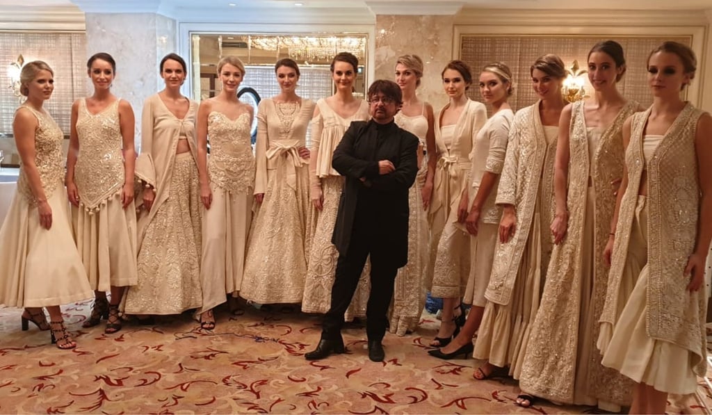 Pakistani designer Rizwan Beyg showcases a collection in Hong Kong on October 18. Photo: Handout Pakistani designer Rizwan Beyg showcases a collection in Hong Kong on October 18. Photo: Handout