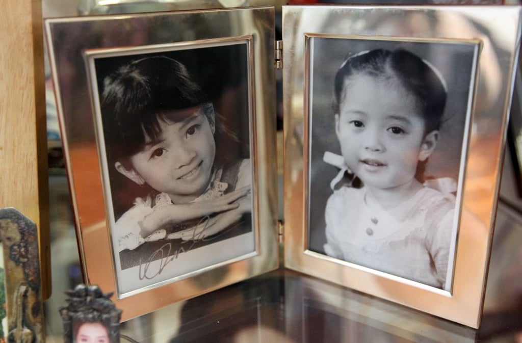 Some of Anita Mui’s personal items at her Henredon Court home in Shouson Hill.