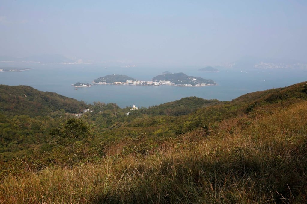 The tiny horseshoe-shaped Peng Chau island. Photo: Reuters