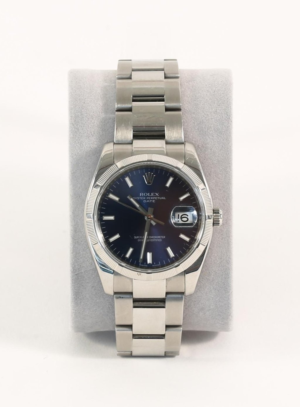 Rolex Oyster Perpetual Date in stainless steel is a well-loved timepiece. Rolex Oyster Perpetual Date in stainless steel is a well-loved timepiece.