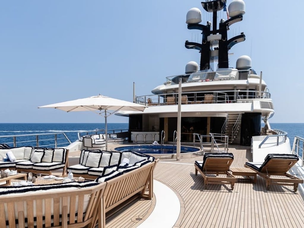 according to the charter listing, Tranquility rents for €1.1 million (or just over US$1.2 million) per week. according to the charter listing, Tranquility rents for €1.1 million (or just over US$1.2 million) per week.