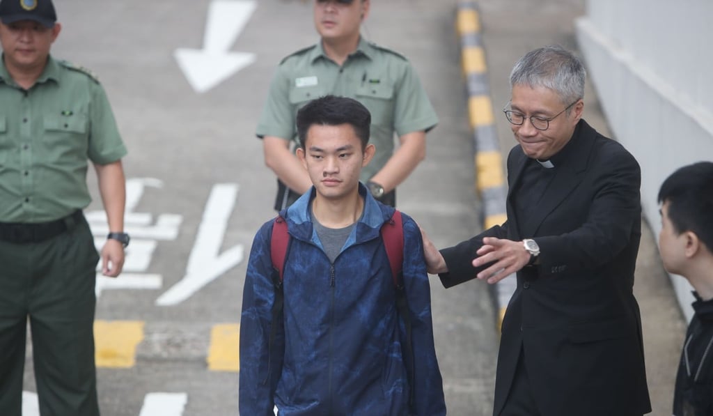 Murder suspect Chan Tong-kai released from prison in Clear Water Bay. Photo: Winson Wong