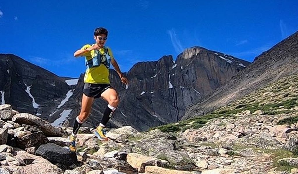 Sage Canaday conquers the mountains. Photo: Instagram