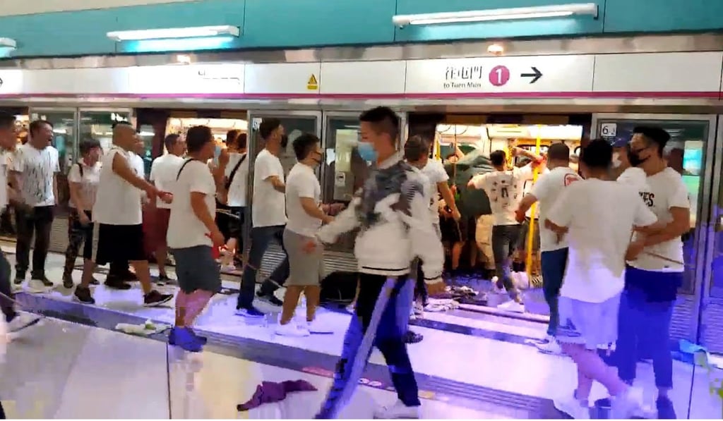 An attack in Yuen Long station added to the defendant’s fears. Photo: handout