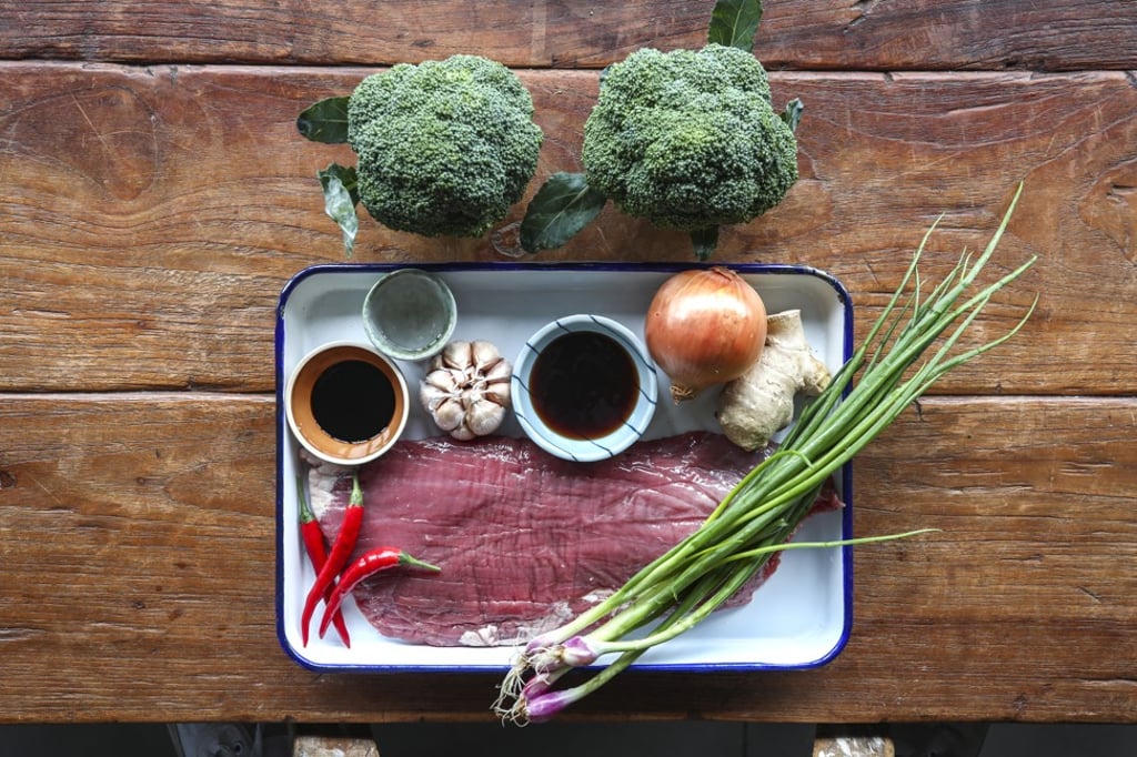 The ingredients for the dish. Photo: Jonathan Wong