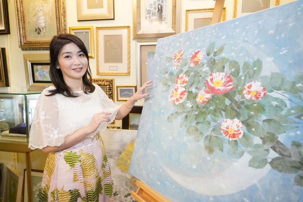 Karen Lee, a Hong Kong jewellery designer-turned-nihonga artist