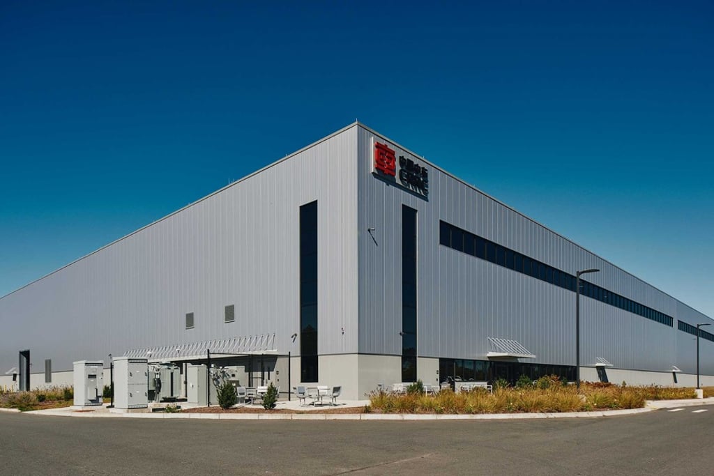 The exterior of the CRRC factory in Springfield, Massachusetts, where carriages for the Boston subway are being fitted out. Photo: Tony Luong/Bloomberg Businessweek