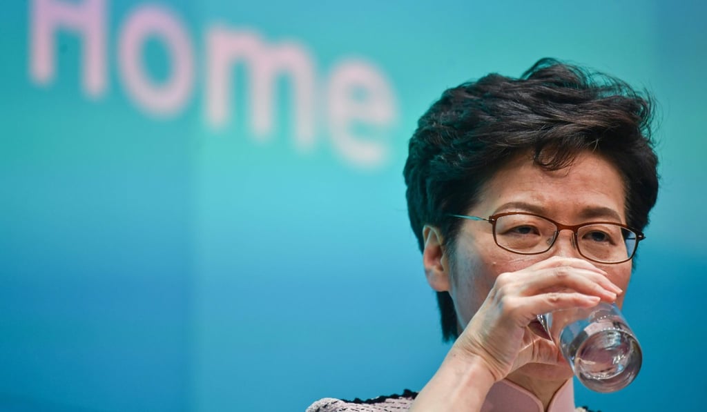 Chief Executive Carrie Lam has three years left of her term in office. Photo: AFP