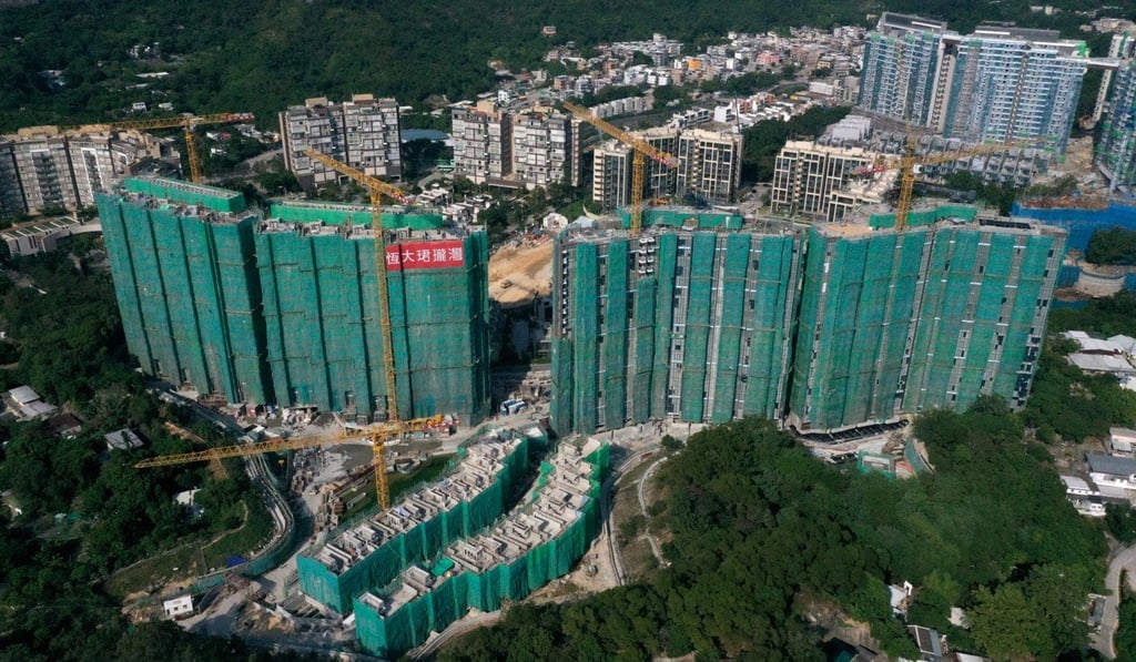 An aerial view of Emerald Bay, which is being constructed in Tuen Mun. Photo: Winson Wong