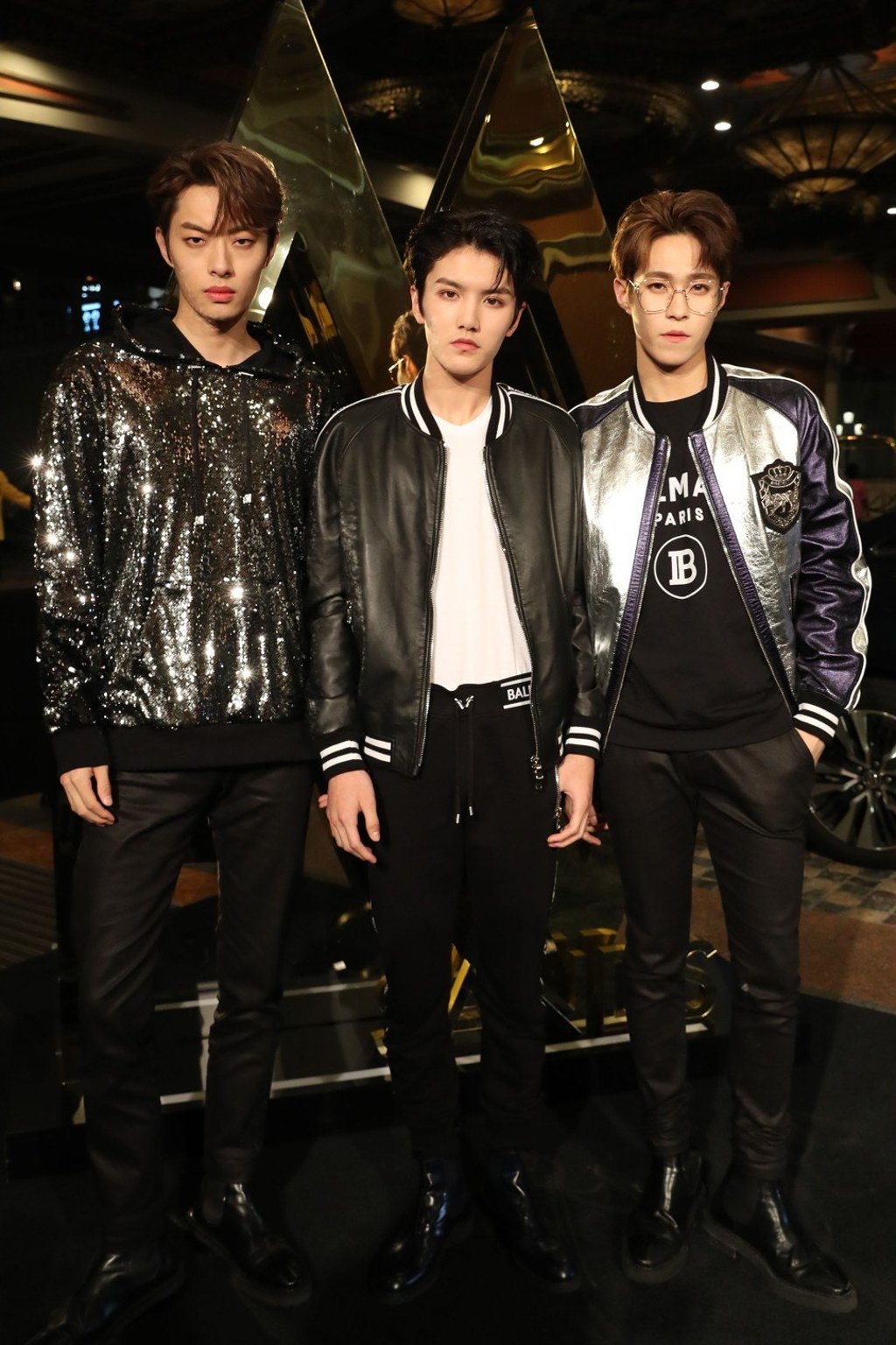 ONER members Mu Ziyang, Ling Chao and Yue Yue ONER members Mu Ziyang, Ling Chao and Yue Yue