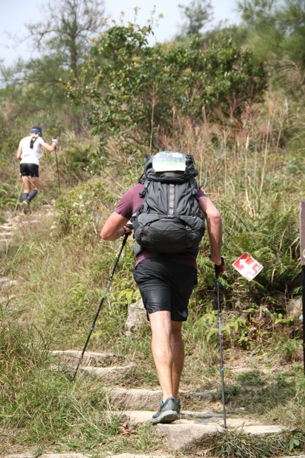 Somers Eve slogs uphill – the pain was all-encompassing.