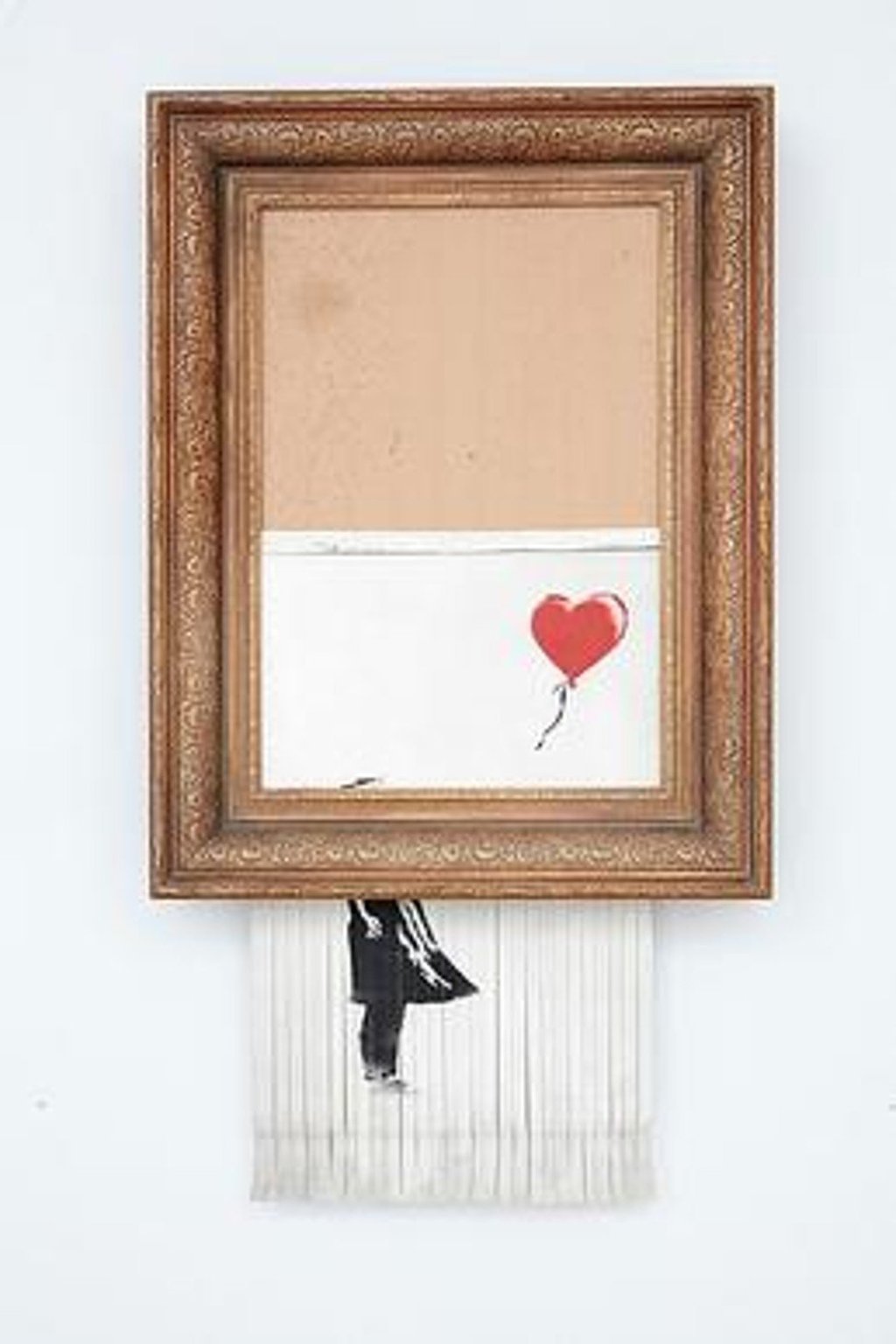 Love Is in the Bin by Banksy. Photo: Wikipedia Love Is in the Bin by Banksy. Photo: Wikipedia