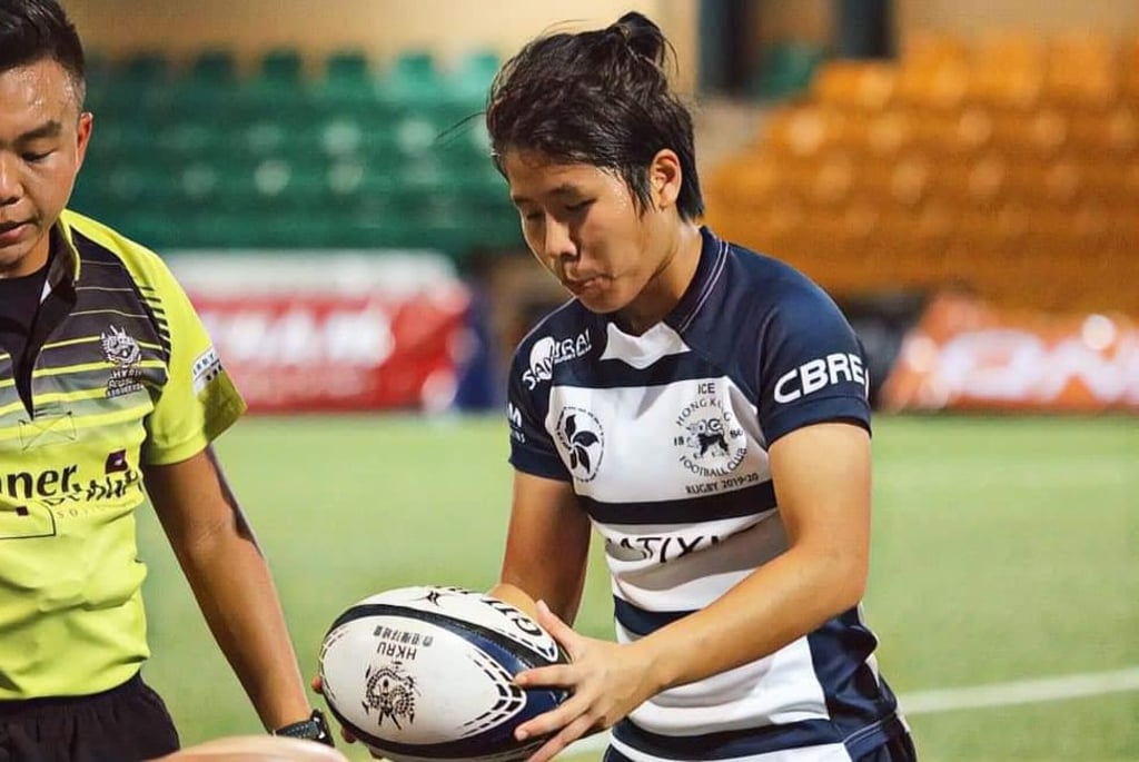 Wong said she saw kids growing up enjoying rugby so always wanted to try the sport. Photo: Handout Wong said she saw kids growing up enjoying rugby so always wanted to try the sport. Photo: Handout