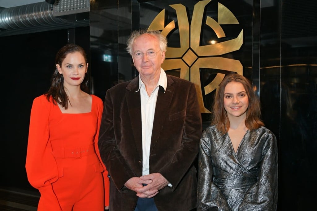 (From left) Ruth Wilson, Philip Pullman and Dafne Keen attend the Global Premiere of HBO and BBC’s His Dark Materials at BFI Southbank in London, the UK. Photo: Dave Benett