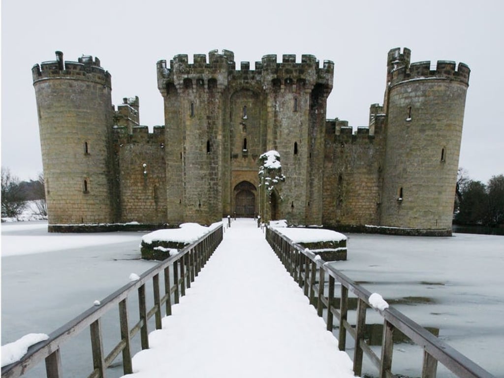 Bodium Castle was built in 1385 by a knight of Edward III who planned to use it as a fortified family manor. Photo: Luke MacGregor/Reuters