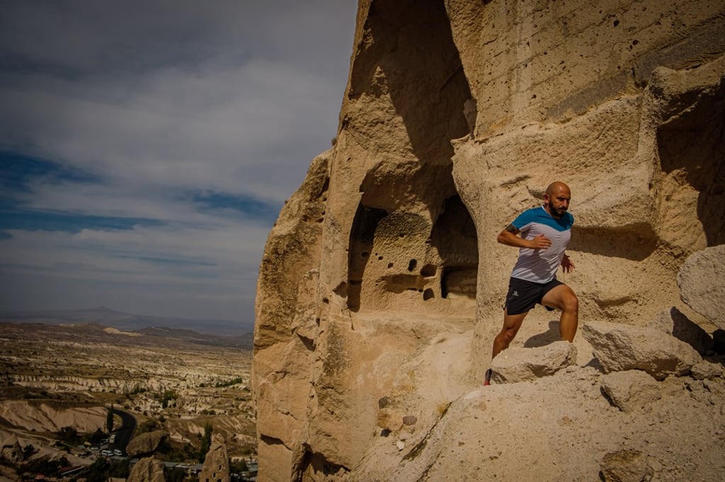 Fatih Topcu pushes himself on the Cappadocia Ultra Trail.