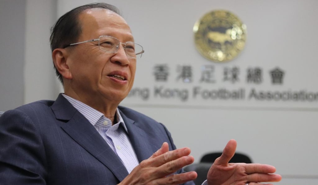 FA chairman Pui Kwan-kay wants Hong Kong to aim high and qualify for the World Cup finals. Photo: Chan Kin-wa