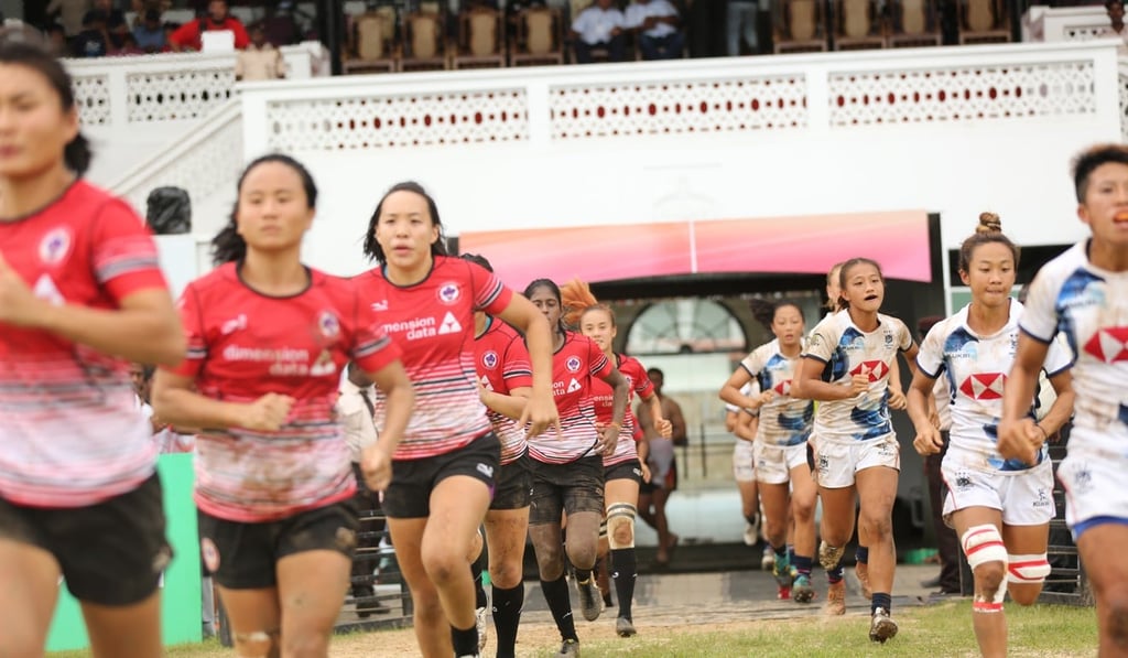 Hong Kong’s women’s team have a chance to qualify for the Olympics next weekend in China in a one-off tournament. Photo: Asia Rugby